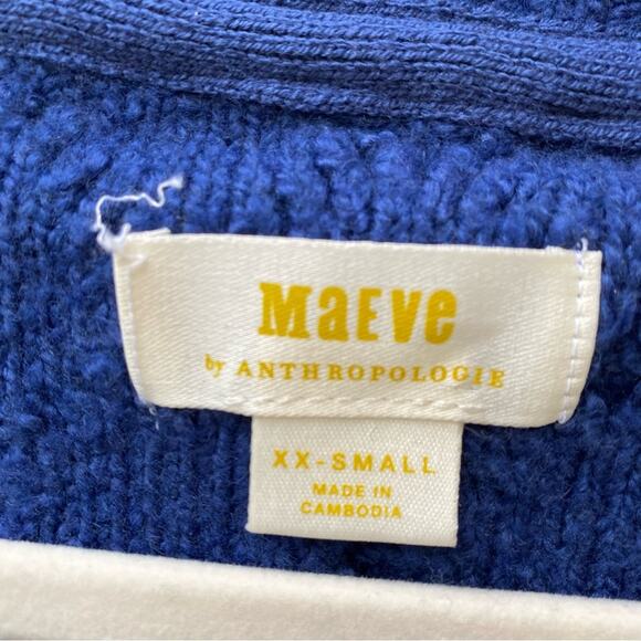 Maeve By Anthropologie The Tillie V-Neck Pullover Sweater by Maeve SZ XXS Preppy - Picture 8 of 14